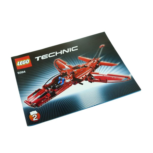 1x Lego Technic Bauanleitung Nr 2 Set Model Airport Jet Plane 9394