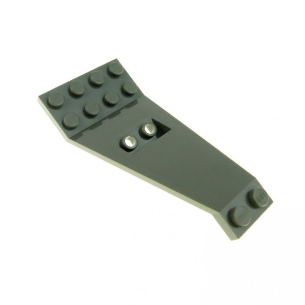 1x Lego Ufo Flügel Platte 8x4 und 2x3 1/3 alt-dunkel grau Stütze Panele 30118
