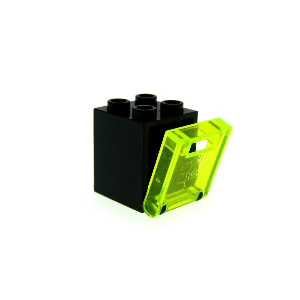 1x Lego Schrank 2x2x2 schwarz Tür Klappe transparent neon grün 4346 4143247 4345