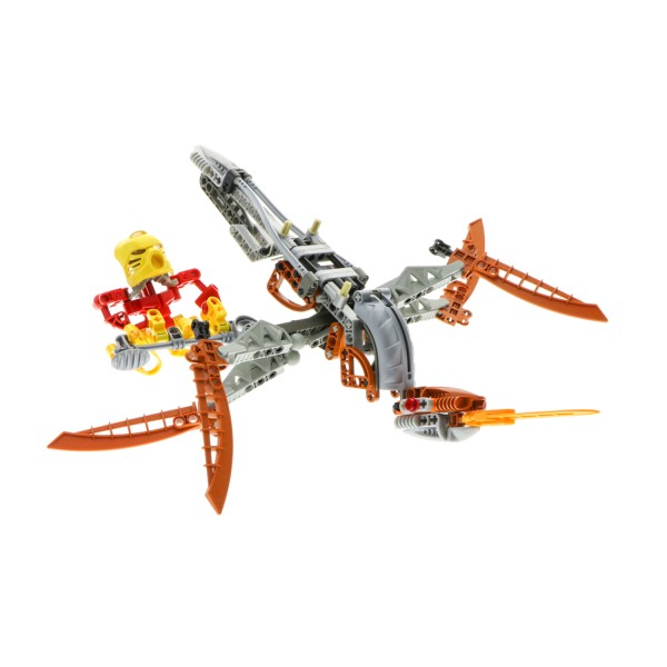 1x Lego Bionicle Set Titans Jaller & Gukko 8594 grau gelb unvollständig