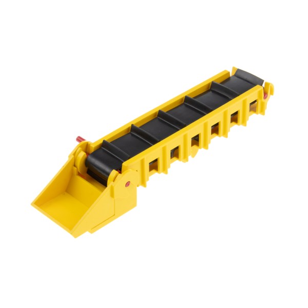 1xLego Förderband gelb Gummi Kette ohne Ständer Legoland 636 635 634 633 632 631