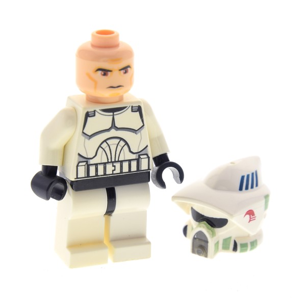 1x Lego Figur Star Wars ARF Trooper Clone Helm weiß sw0297