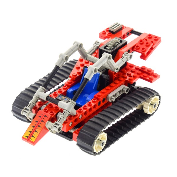 1x Lego Technic Set Fahrzeug Off-Road Tread Trekker 8229 rot unvollständig