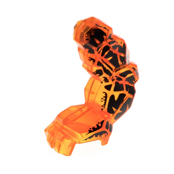 1x Lego Figur Power Miners Arm links orange Rock Monster pm029 85054c01pb01