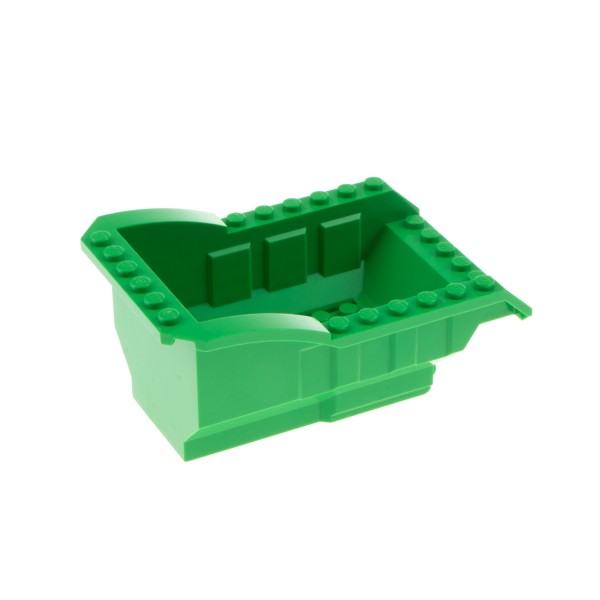 1x Lego LKW Aufsatz 12x8x5 hell grün Kipp Mulde mit Scharnier 6102997 18926c02