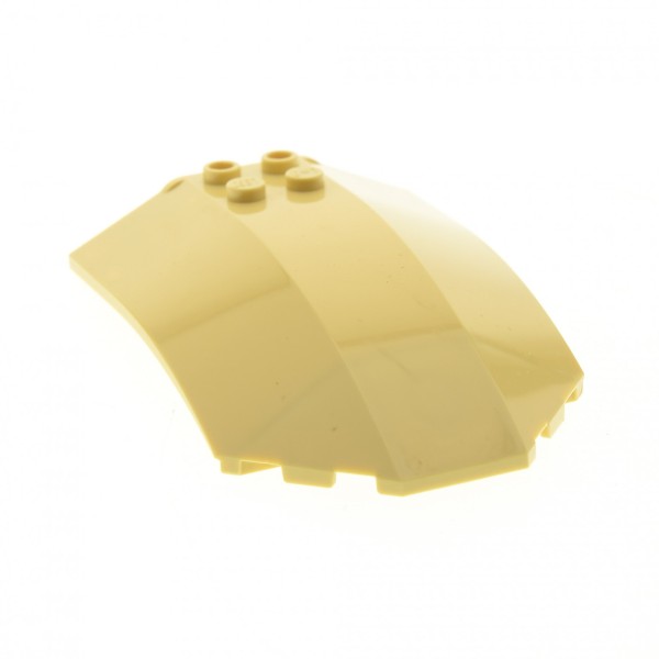 1x Lego Windschutzscheibe beige 8x6x2 Cockpit Kanzel Kuppel Set 7298 7477 x224