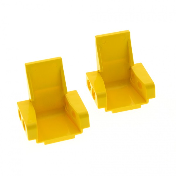2x Lego Technic Sitz 3x2 gelb Auto Stuhl Flugzeug Arm Lehne Truck 4251459 2717