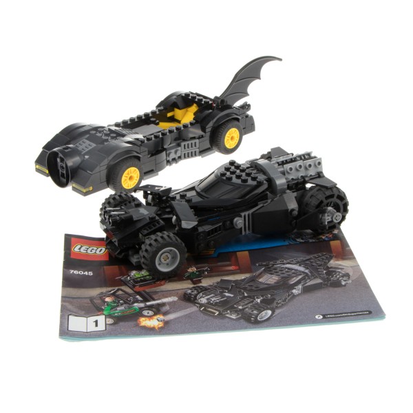 2x Lego Fahrzeug Set Batman Batmobile 76045 6864 schwarz unvollständig