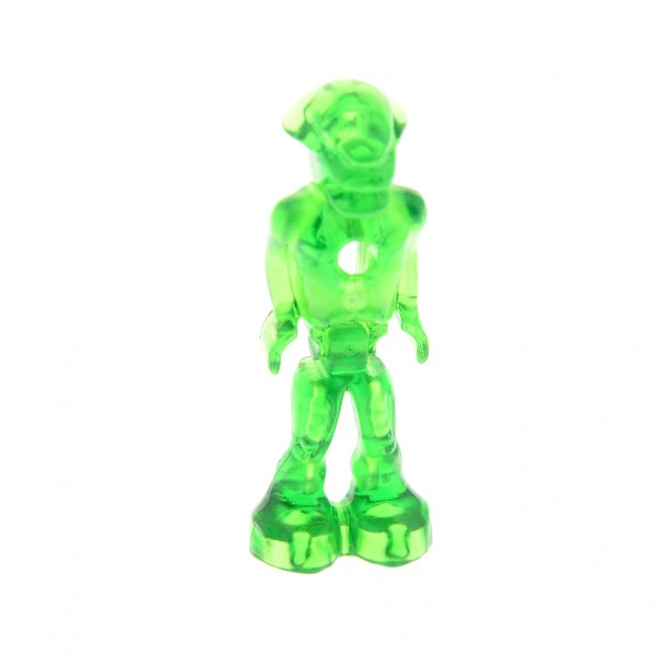 1x Lego Figur Mars Mission Alien transparent grün Glow In Dark 7646 7690 mm001