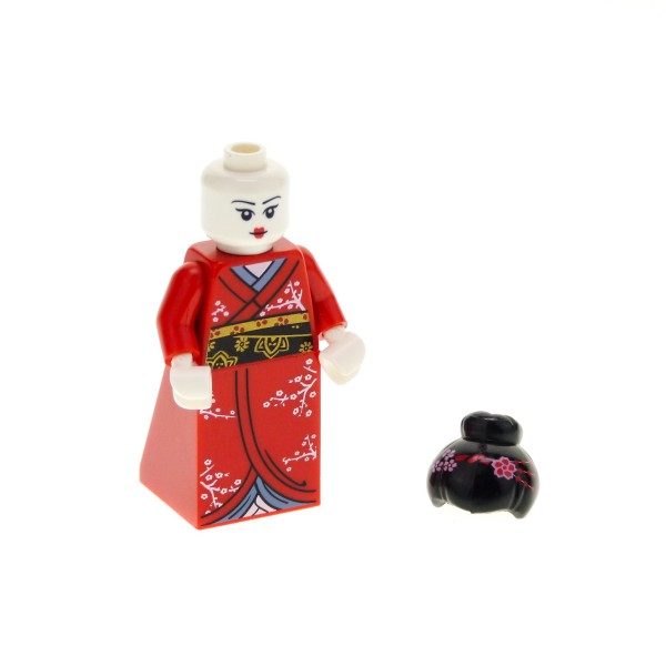 1x Lego Figur Minifiguren Serie 4 Kimono Girl Frau Mädchen rot col050