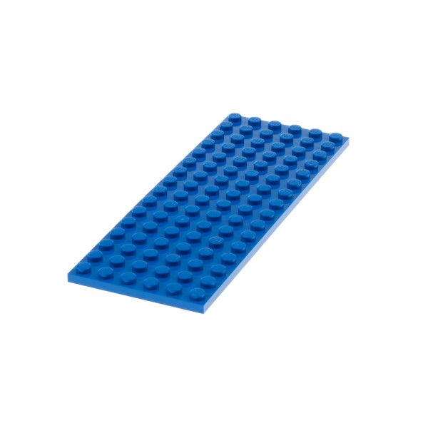 1x Lego Bau Platte 6x16 Basic blau Grundplatte Zug Eisenbahn 5770 4611373 3027