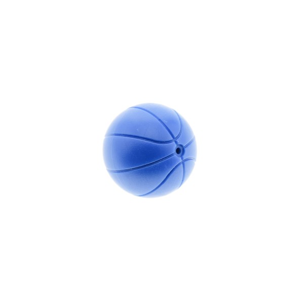 1 x Lego System Ball Basketball blau mit Standard Linien uni für Set Sports 3440 3430 43702