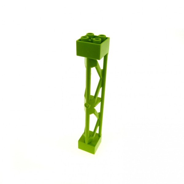 1 x Lego System Stütze lime hell grün 2x2x10 Säule Pfeiler Träger Pillar Girder Triangular Vertical - Type 3 Power Miners 8191 8964 58827