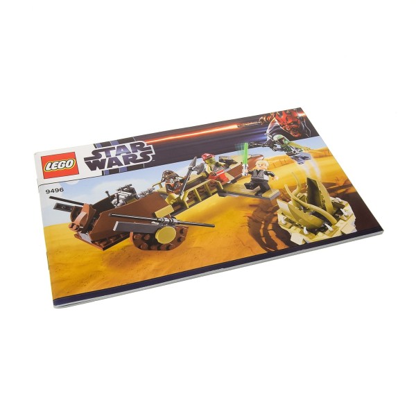 1 x Lego System Bauanleitung A5 für Star Wars Episode 4/5/6 Desert Skiff 9496