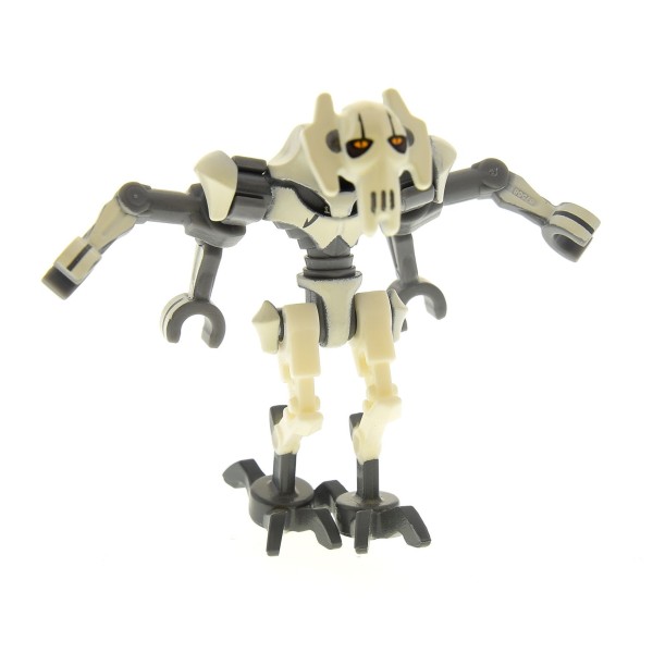 1x Lego Figur General Grievous grau weiss Star Wars Set 75040 75199 sw0515