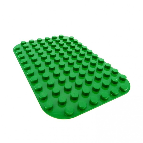 1x Lego Duplo Bau Platte 8x12 grün B-Ware abgenutzt 4114722 31043