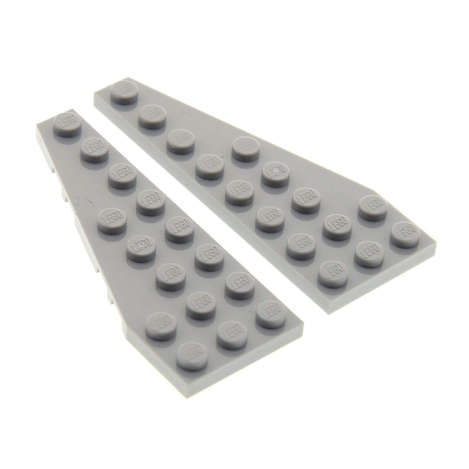 Light Bluish Gray 50305 Neu Lego 4x Flügel Wedge Flach 8x3 Links Links Grau 