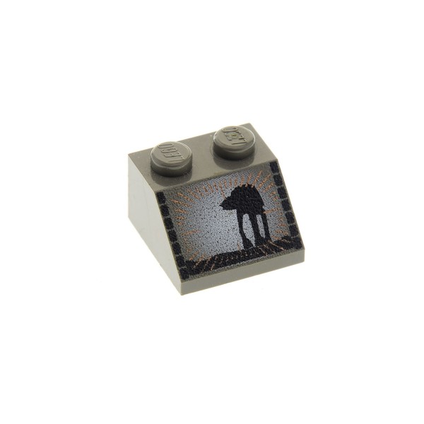 1x Lego Schräg Dach Stein 45° 2x2 alt-dunkel grau AT-AT Star Wars 7130 3039px11