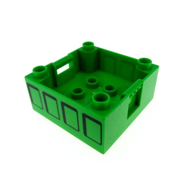 1x Lego Duplo Kiste 4x4 grün Container Aufsatz Thomas 3772 4257800 47423pb08