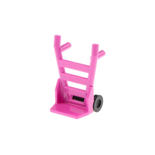 1x Lego Minifiguren Sackkarre dunkel pink rosa Transport 2496 31496c01 2495c01