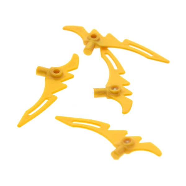4x Lego Schwert Klinge perl gold gezackt Figur Ninjago 70670 4646871 98141