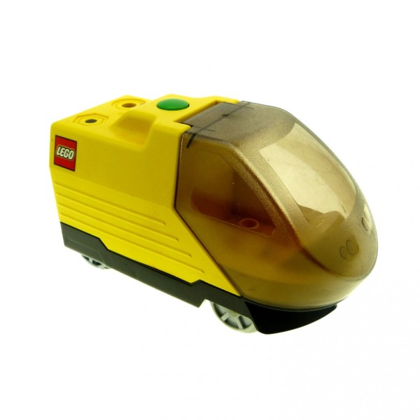 1x Lego Duplo elektrische Eisenbahn E-Lok Intelli gelb Zug geprüft 9125 6172c01