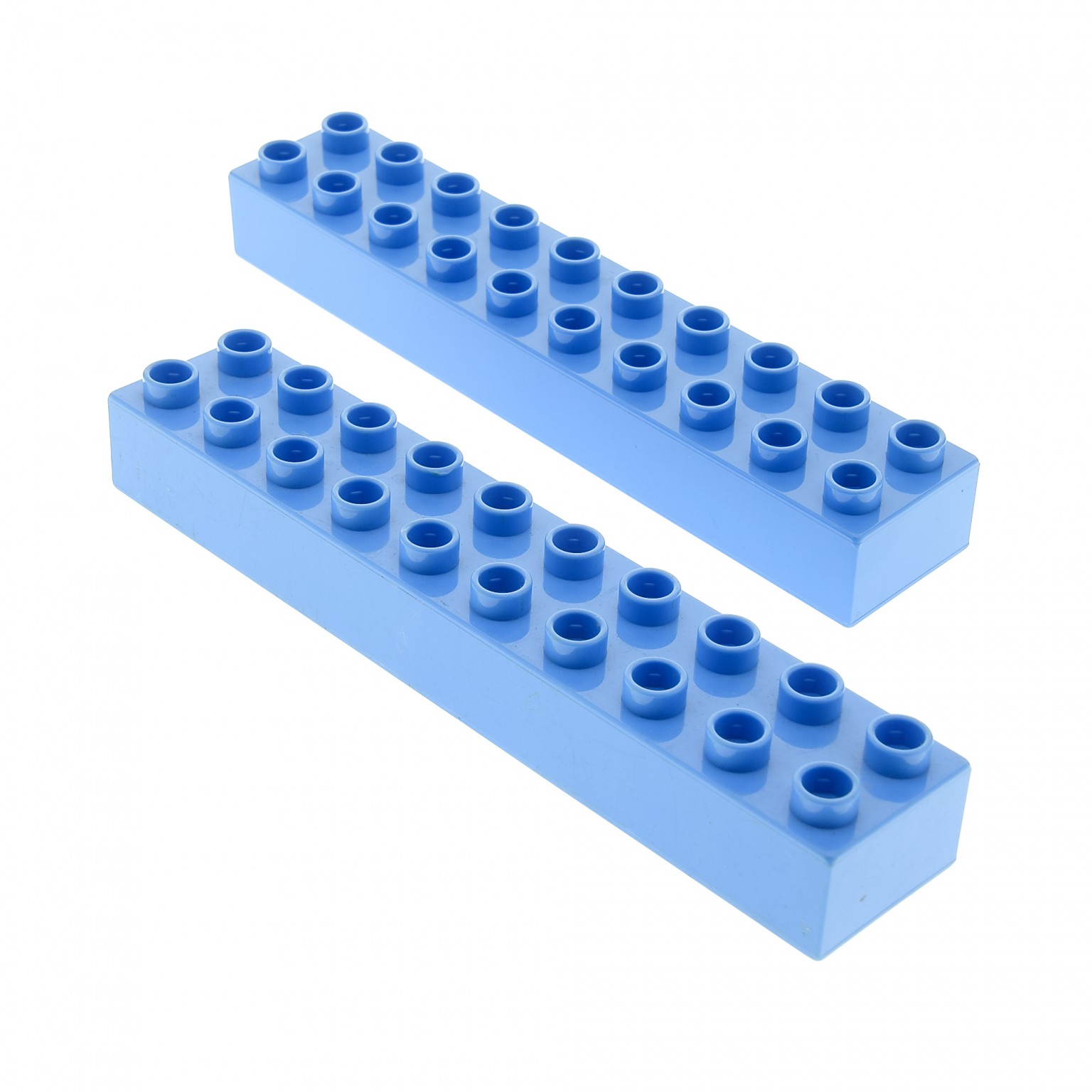 2x Lego Duplo Basic Construction Pierre Medium Hell Bleu 2x10 pour set 5609 2291 