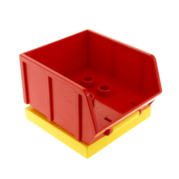 1 x Lego Duplo LKW Aufsatz gelb rot Kipp Lade Platte 4100753 31068 4100760 31088