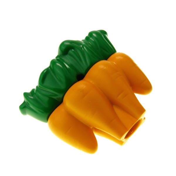 1x Lego Duplo Pflanze Karotte hell orange dunkel grün Möhren 4142840 23230pb01