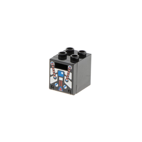 1x Lego Schrank Container Box 2x2x2 schwarz Tür Spyrius 4346px15 4143247 4345