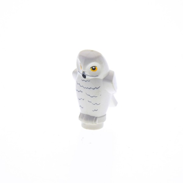 1x Lego Tier Schnee Eule weiß bedruckt Hedwig Vogel Harry Potter 4840 92084pb03