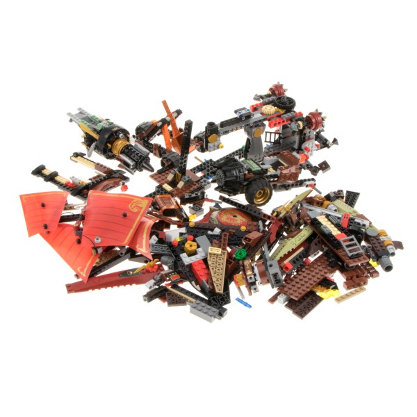 1x Lego Set Ninjago Destinys Bounty 70735 70738 70502 braun rot unvollständig