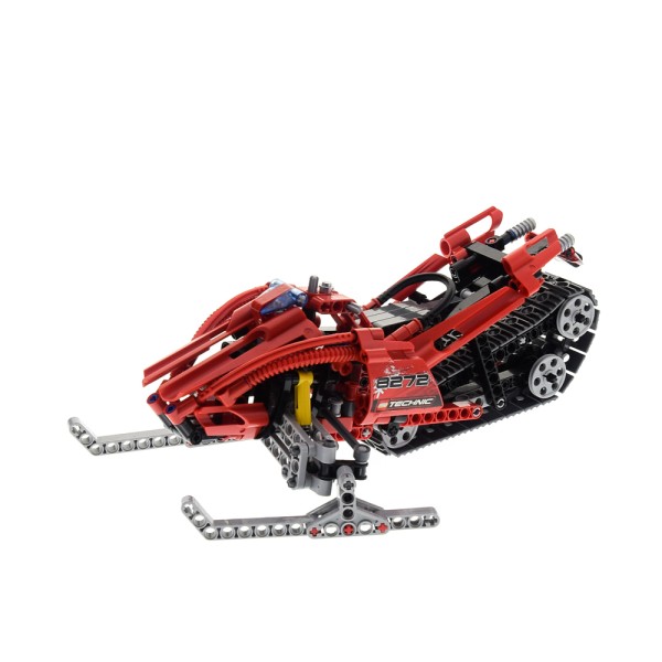 1x Lego Technic Set Off-Road Schneemobil Bulldozer 8272 rot unvollständig