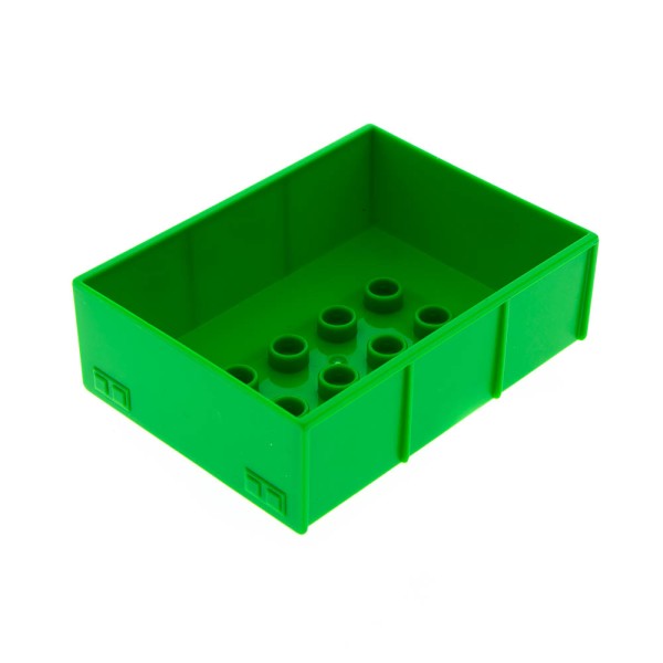 1x Lego Duplo Anhänger Kipp Aufsatz bright hell grün Ladefläche Auto 47448