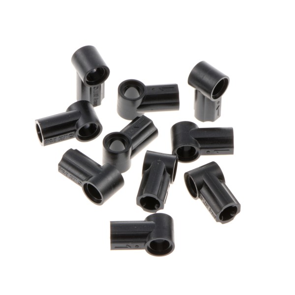 10x Lego Technic Pin Achs Verbinder Winkel #1 1x2 schwarz 6284699 32013 42127