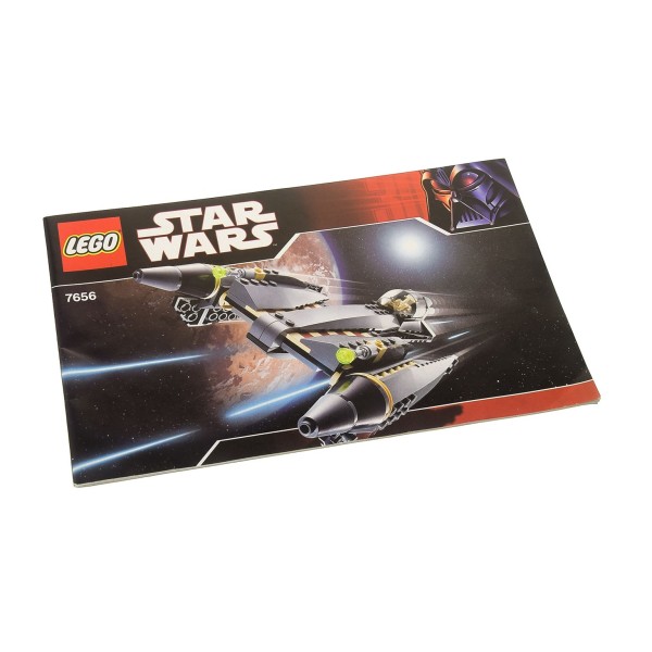 1 x Lego System Bauanleitung A5 für Star Wars Episode 3 General Grievous Starfighter 7656