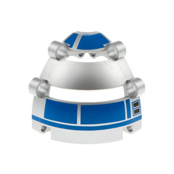 1x Lego Technic Panele Dome 6x6x5 R2-D2 silber blau gewölbt Star Wars 9748 51ps1
