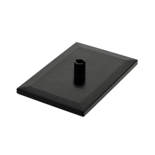 1x Lego Platte 6x4 schwarz mit 5mm Pin Drehplatte Zug Eisenbahn 6051914 4025