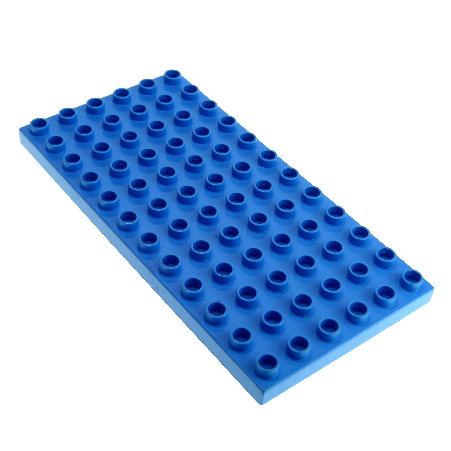 1 x Lego Duplo Bau Basic Platte medium hell blau 12 x 6 Noppen 6x12 Grundplatte