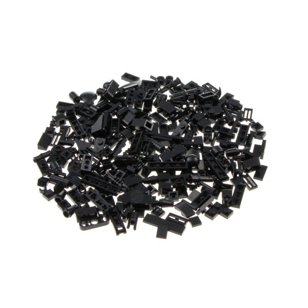 200 Lego Kleinteile ca. 70g schwarz Sonder Steine zufällig gemischt