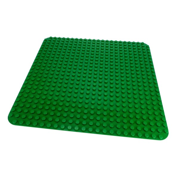 1x Lego Duplo Bau Platte 24x24 B-Ware abgenutzt grün groß 4268 34278 353
