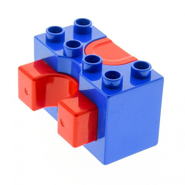 1x Lego Duplo Abschuss Rampe blau rot Starter Katapult Renn Wagen Auto 31080c01