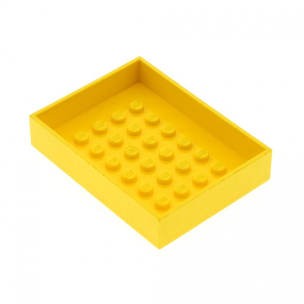 1x Lego Fabuland Container 6x8x1 1/3 gelb Box Fahrzeug Dach Anhänger 3634 4082