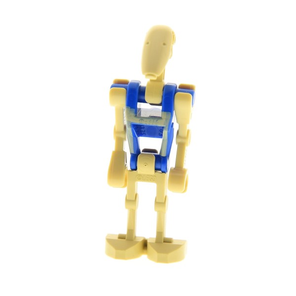 1x Lego Figur Droide beige blau Pilot Star Wars Arme abgewinkelt 7929 sw0300