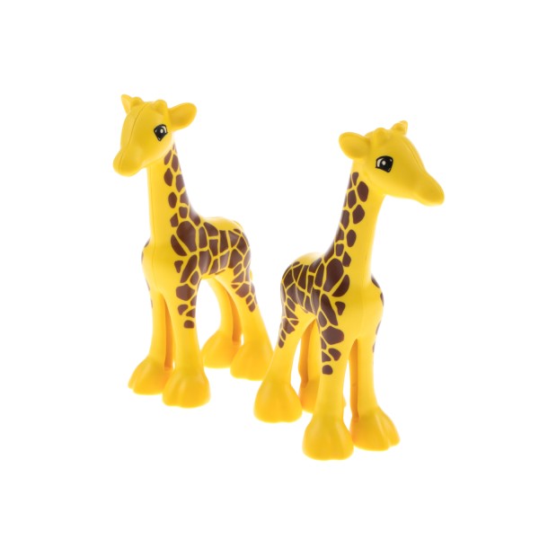 2x Lego Duplo Tier Giraffe Baby gelb Punkte Zoo 6144 45012 4536269 bb0443c01pb01