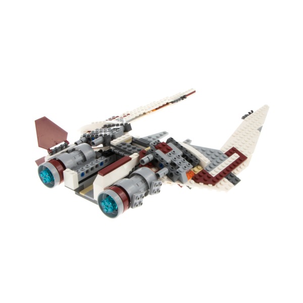 1x Lego Set Star Wars Jedi Scout Fighter 75051 weiß grau unvollständig