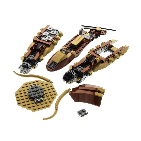 1 x Lego System Teile Set für Modell Star Wars Wüstenschiff Sarlacc 9496 braun beige 7929 unvollständig