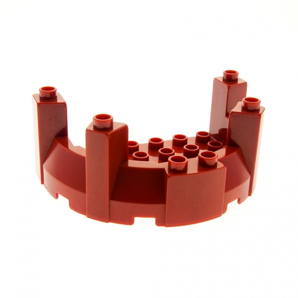 analysere indad Modernisere 1x Lego Duplo Burg Zinne groß dunkel rot Ritter Burg Mauer 5635 52027