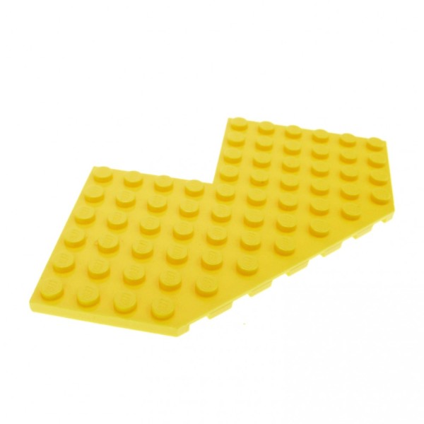 1x Lego Bau Platte 10x10 gelb Winkelplatte 7905 4297086 2401