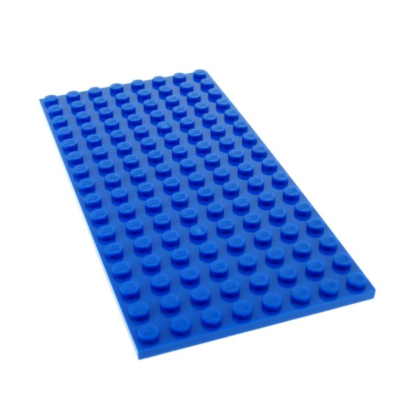 1x Lego Bau Platte 8x16 blau Wasser Minecraft 10253 70732 4610354 92438